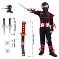 thumbnail image 3 of Conjunto de Disfraz de Ninja para Niños Skkyllc Talla L con Accesorios, 3 of 8