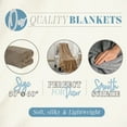 thumbnail image 2 of Lightweight Printed Throw Blanket- All Season, Ultra Soft, Cozy and Plush- Decorative Throw Blankets, Perfect for Lounging, 50 x 60 inches, Chevron Throw Blanket, Taupe, 2 of 5