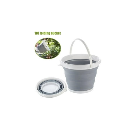 Collapsible Pail - 10 Liter Collapsible Silicone Bucket Pail A Convenient and Space Saving Solution …