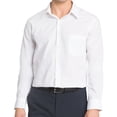 thumbnail image 1 of Van Heusen Chemise Habillée Homme Popeline Coupe Régulière Col Pointu Uni, Blanc, Col 16.5 Pouces Manches 32 Pouces-33 Pouces, 1 of 2