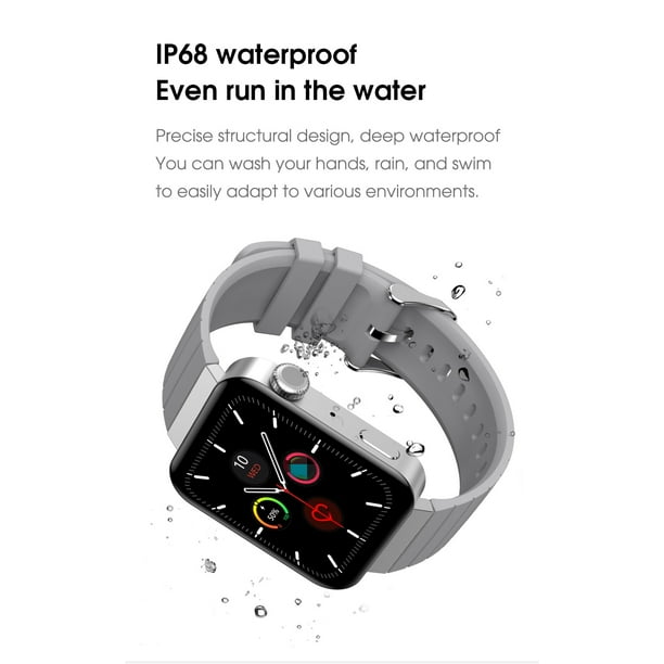 M1 Smart Watch Sport Track ECG Body Temperature Heart Rate Bluetooth Call Music IP68 Waterproof Smartwatch Walmart