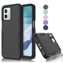 For Motorola Moto G Power/G 5G 2023 Case, Sturdy Phone Case for Moto G Power/G 5G 2023 6.5 inch ,Tekcoo Shockproof Heavy Duty Armor Hard Plastic & Rubber Rugged Bumper 2-in-1 Case Cover -Black