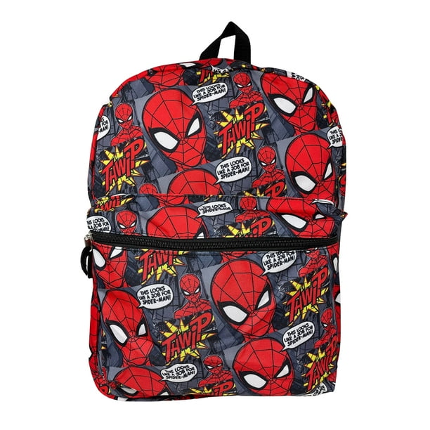 Mochila Fast Forward Spiderman con estampado integral de 40 cm