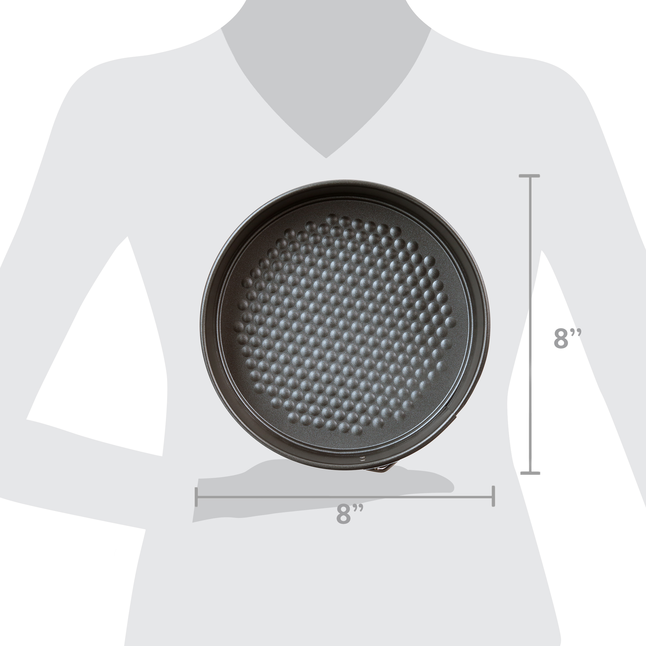 Mainstays 3-Piece Nonstick Carbon Steel Springform Cake Pans photo 8