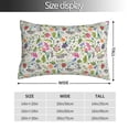 thumbnail image 2 of Fotbe Rabbit And Butterfly Funda de Almohada Decorativa Estilo Occidental, Lujo en Algodón, Fundas para Almohadas King, Cojín Estampado para Decoración del Hogar-14"x20", 2 of 6