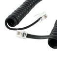 thumbnail image 5 of 6.5ft Phone Cord RJ9 4P4C Telephone Handset Cable Coiled Wire for Landline Black, 5 of 5
