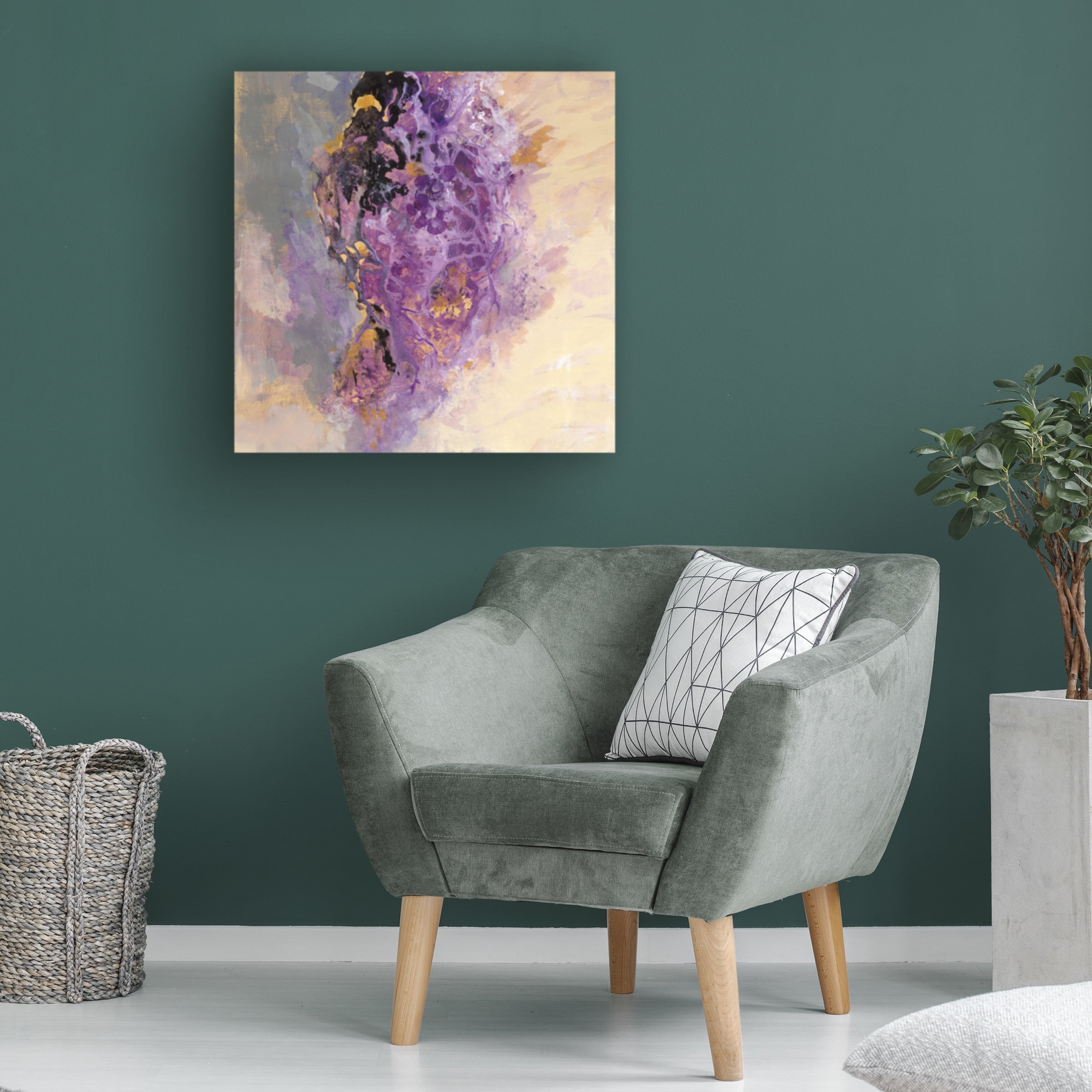 Silvia Vassileva 'Amethyst' Canvas Art