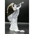 thumbnail image 4 of Electric-Led Light Up Figurine Swirling Glitter Lighted Sparkling Multi-Color Changing 12'' Trumpet Prayer Angel Statues Home Decorations Angels Wings Statue Christmas Ornaments Snow Globe, 4 of 7