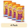 (4 pack) Metamucil Fiber Supplement, Sugar Free Fiber Powder for Digestive Health, Orange, 180 Servings
