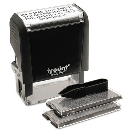 Psa Black Stamps - Trodat Self-Inking Do It Yourself Message Stamp, 3/4 x 1 7/8