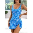 thumbnail image 5 of One Piece Swimdress Swimsuits for Women Tummy Control Swim Dresses Skirt Bathing Suit, 5 of 11