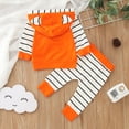 thumbnail image 6 of Sngxgn Toddler Baby Girl Outfit Sweatshirt Jogger Pants 2Pcs Toddler Girls Clothing Set(Orange,70), 6 of 6