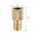 thumbnail image 4 of Tire Valve Adapter, Bike Pump Adapter Brass  For Outdoor For Mountain Bike, 4 of 8