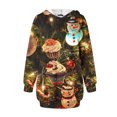 thumbnail image 4 of TIMIFIS Robe Décontractée Longue à Capuche pour Femmes Robe de Noël Moche Légère à Manches Longues avec Poche, 4 of 6