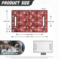 thumbnail image 7 of Yuyamidu Santa Claus Golf Cart Seat Covers Candy Canes Golf Cart Seat Towel with Pockets Fits for Club Car and More 2 Person Seats Golf Carts, Red Christmas Decor, 7 of 7