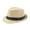 Beige, variant on Short Brim Fedora Classic Summer Beach Sun Hat Panama Cap for Men Women