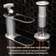 thumbnail image 3 of Soporte organizador AeroPress de acero inoxidable, organizador de cestas y accesorios con estante de almacenamiento para filtros, soporte para cafetera premium, transparente y original, 3 of 7