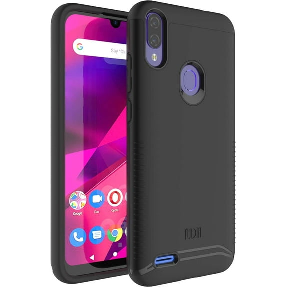 TUDIA Merge for BLU Vivo X6 / G60 / v70 Case Dual Layer Heavy Duty Slim - Matte Black