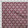 thumbnail image 4 of oneOone Viscose Chiffon Burgundy Fabric Block Sewing Fabric By The Yard Printed Diy Clothing Sewing Supplies 42 Inch Wide, 4 of 6
