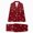A511-Wine, variant on NOLDARES Family Christmas Pajamas Matching Sets Button Down Xmas Pjs Sets Holiday Sleepwear Long Sleeve Nightwear,A510-Navy