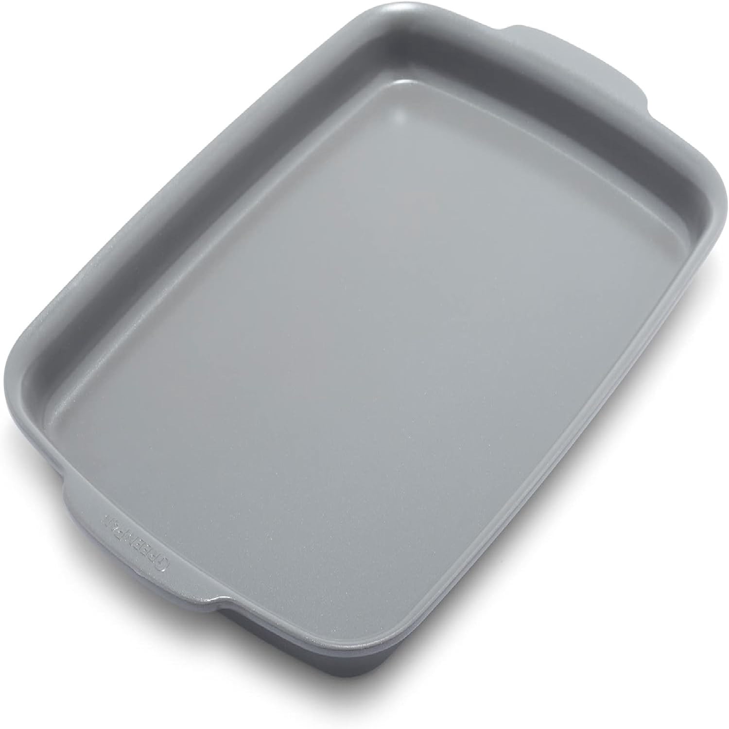 Ovenware Healthy Ceramic Nonstick 13" x 9" Quarter Sheet Baking Pan, PFOA & PFAS-Free, Warp-Free Bakeware, Durable Quick Heating, Oven & Broiler Safe to 600F, Dishwasher Safe, Gray