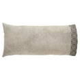 thumbnail image 4 of VHC Brands Custom House Black & Tan Jacquard King Pillow Case Set of 2 21x40+4, Cotton Pillow Case, Country Covers for Pillows, Custom House Collection, Rectangle 21x44, Natural, 4 of 5