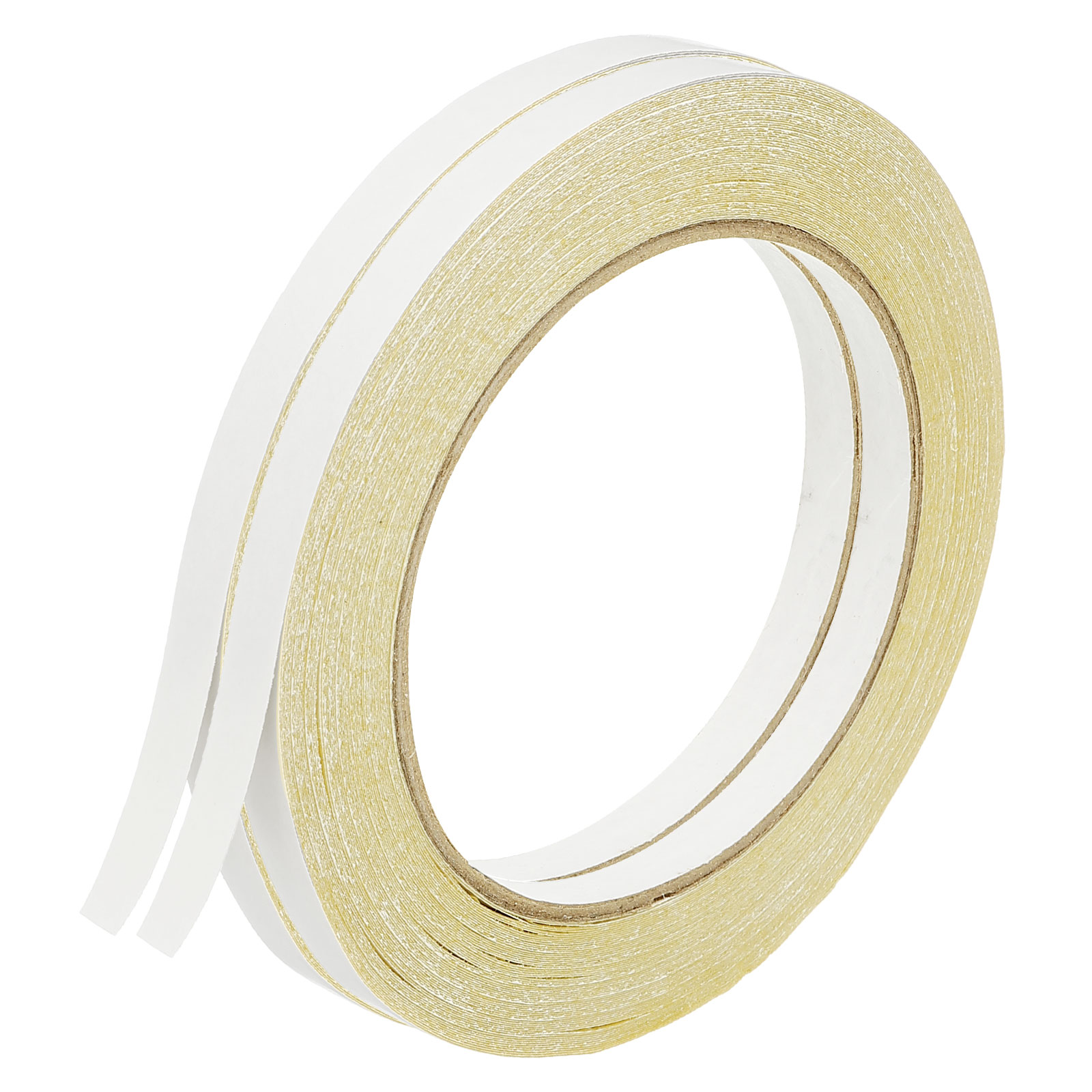 Uxcell 8mm 20m/65.6ft DoubleSided Adhesive Tape Paper Backing, 2 Rolls