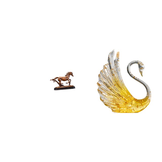Figura de caballo,Figura coleccionable de caballo en miniatura,Adorno de caballo de resina,estatua de animal,decoración para el hogar,estatua de resina de cisne,Figura de