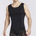 thumbnail image 2 of NoxwB Sleeve Tank Shirts Shapewear Compression Shirts for Men Adjustable Waist Trainer Breathable Body Shaper with Tummy Control Black 2XL, 2 of 3