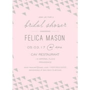 Print Pattern Standard Bridal Shower Invitation