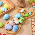 thumbnail image 5 of RVKXHD Easter Farmhouse Bunny Serving Tray, Rabbit Shaped Charcuterie Board, Reusable Food Serving Plate Party Platter for Snacks Fruits Candies Cheese, Versatile Snack Organizer, 5 of 9