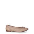 thumbnail image 5 of Time and Tru Women's Woven Cap Toe Ballet Flats, 5 of 8