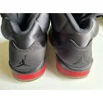 thumbnail image 5 of Ni - ke Ni - ke Air Jordan 5 Retro Satin Bred Black Red Mens 11 136027-006 Sneakers Shoes, 5 of 5