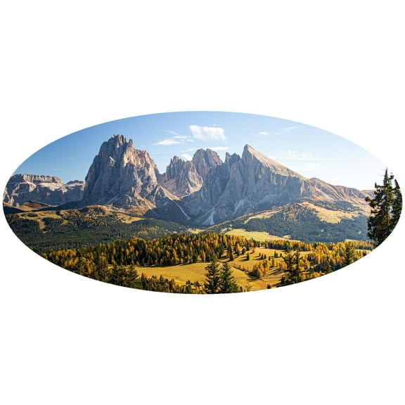 Mountain Scene RV Camper Decal – Printed & Laminated Scenic Vinyl Graphic MT14
