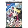 thumbnail image 3 of Boruto: Naruto Next Generations - Falling Wall Poster with Wooden Magnetic Frame, 22.375" x 34", 3 of 5