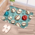 thumbnail image 5 of Baseball Polyester Door Rugs - Non-Slip Floor Rugs - Machine Washable Area Rugs, 5 of 6