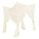 thumbnail image 5 of Cortina de cama con dosel de 4 postes esquineros, cenefa colgante para cama, funda para cortina de dormitorio Beige, 5 of 9