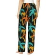 thumbnail image 3 of Fotbe Palm Trees Women's Pajama Pants,Sleepwear Pants,Pj Bottoms Drawstring And Pockets-XX-Large, 3 of 9