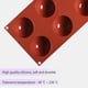 thumbnail image 2 of 6 agujeros molde de silicona molde para hornear hemisférico forma redonda media esfera molde Eccomum 1 piezas, 2 of 7