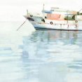 thumbnail image 3 of Borges, Victoria 12x12 Black Modern Framed Museum Art Print Titled - Harbor Impression II, 3 of 5