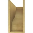 thumbnail image 4 of 10"W x 30"D x 20"H Classic Garner Rough Cedar Woodgrain TimberThane Corbel, Primed Tan, 4 of 6
