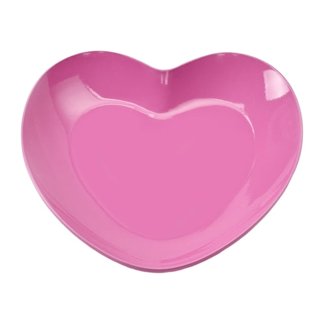 Heart Shape Tray Jewelry Storage Tray Rings Earrings Necklaces Organizer Jewelry Dark Pink