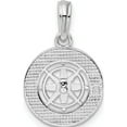 thumbnail image 4 of De-Ani Sterling Silver Rhodium-Plated Polished Mini Compass Pendant Material Primary Purity Treasure-worthy Unique Brilliant An unforgettable keepsake to treasure forever, 4 of 4