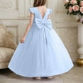 thumbnail image 6 of Krdevn Elegant Long Girls Formal Dress with Bow and Beaded for Birthday Party Pageant Gown,Size:12-14 Years, 6 of 6