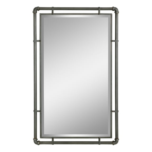 Morse Industrial Metal Wall Mirror - Multiple Finishes