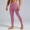 thumbnail image 2 of IWRICH Compression Pants for Men Leggings Sports Gym Cool Athletic Tights Base Layer for Running Football Basketball Yoga Pink XL, 2 of 6