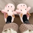 thumbnail image 3 of Kids Cow Slippers Toddler Boys Girls Animal Slippers Youth Fuzzy Slippers Comfy House Slippers Memory Foam Cute Cartoon Soft Non-slip, 3 of 5