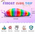 thumbnail image 2 of Fidget Toy Cevioce Fidget Slug, 12 unidades, para niños mayores de 3 años, para aliviar el estrés, 2 of 6
