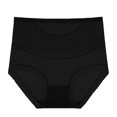 thumbnail image 5 of Panties for Women,Postpartum Recovery Seamless Shaping Panties for Women Comfortable Breathable Mesh Underwear Everyday Wear,Womens Underwear,Black,XL, 5 of 5