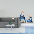 thumbnail image 2 of Colección de figuras artísticas de resina de parejas para decoración del hogar, escritorio o armario. Incluye estatuas de animales como renos, alces y, 2 of 8